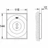 Панель смыва для писсуара GROHE Tectron Surf, хром (37336000) Панель смыва для писсуара GROHE Tectron Surf, хром (37336000)