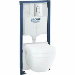 Комплект инсталляции GROHE Rapid SL 5 в 1 с подвесным унитазом и сиденьем (36503000) Комплект инсталляции GROHE Rapid SL 5 в 1 с подвесным унитазом и сиденьем (36503000)