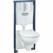 Система инсталляции GROHE Rapid SL с подвесным унитазом Bau Ceramic и сиденьем (36500000)