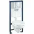 Система инсталляции GROHE Rapid SL 4 в 1 с подвесным унитазом и сиденьем (36502000) Система инсталляции GROHE Rapid SL 4 в 1 с подвесным унитазом и сиденьем (36502000)