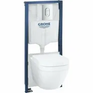 Комплект инсталляции GROHE Rapid SL с подвесным унитазом Euro Ceramic и сиденьем (36501000)