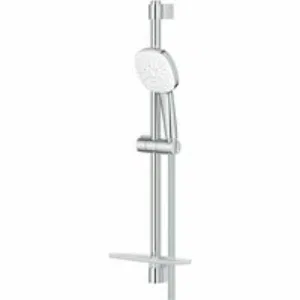 Душевой гарнитур GROHE Tempesta Cube 110 с мыльницей, 3 режима струи, душевая штанга 600 мм, 7,4 л/мин, хром (27576003) Душевой гарнитур GROHE Tempesta Cube 110 с мыльницей, 3 режима струи, душевая штанга 600 мм, 7,4 л/мин, хром (27576003)