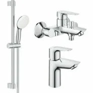 Готовый комплект для ванной комнаты GROHE Tempesta, хром (NB0063)
