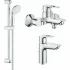 Готовый комплект для ванной комнаты GROHE BauLoop, хром (NB0064) Готовый комплект для ванной комнаты GROHE BauLoop, хром (NB0064)