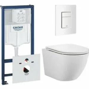 Комплект инсталляции GROHE 38772SH0 с унитазом Aquatek ЕВРОПА и сиденьем с микролифтом (NW0158) Комплект инсталляции GROHE 38772SH0 с унитазом Aquatek ЕВРОПА и сиденьем с микролифтом (NW0158)