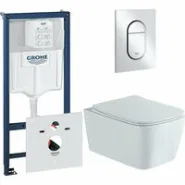 Комплект инсталляции GROHE NW0145/S с унитазом Aquatek ЛИБРА New и сиденьем с микролифтом (NW0162)