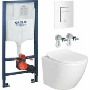 Комплект инсталляции GROHE 38772SH0 с унитазом AQUAme AQM2002PRO и сиденьем с микролифтом (NW0178) Комплект инсталляции GROHE 38772SH0 с унитазом AQUAme AQM2002PRO и сиденьем с микролифтом (NW0178)