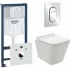 Комплект инсталляции GROHE NW0145/S с унитазом AQUAme AQM2004 и сиденьем с микролифтом (NW0184) Комплект инсталляции GROHE NW0145/S с унитазом AQUAme AQM2004 и сиденьем с микролифтом (NW0184)