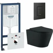 Комплект инсталляции GROHE 38811KF0 с унитазом Aquatek ВЕГА и сиденьем с микролифтом (NW0194)