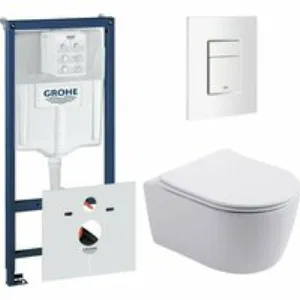 Комплект инсталляции GROHE 38772SH0 с унитазом Aquatek ЕВРОПА New и сиденьем с микролифтом (NW0197) Комплект инсталляции GROHE 38772SH0 с унитазом Aquatek ЕВРОПА New и сиденьем с микролифтом (NW0197)