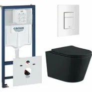 Комплект инсталляции GROHE 38772SH0 с унитазом Aquatek ВЕГА и сиденьем с микролифтом (NW0199)