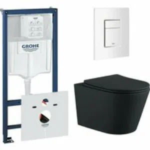 Комплект инсталляции GROHE 38772SH0 с унитазом Aquatek ВЕГА и сиденьем с микролифтом (NW0199) Комплект инсталляции GROHE 38772SH0 с унитазом Aquatek ВЕГА и сиденьем с микролифтом (NW0199)