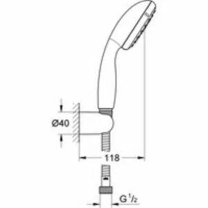 Готовый комплект для ванной комнаты GROHE Eurosmart, хром (NB0068) Готовый комплект для ванной комнаты GROHE Eurosmart, хром (NB0068)