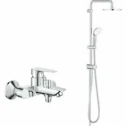 Душевая система GROHE Tempesta System 200 со смесителем для ванны, хром (NB0070)