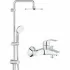 Душевая система GROHE Tempesta System 200 со смесителем для ванны, хром (NB0072) Душевая система GROHE Tempesta System 200 со смесителем для ванны, хром (NB0072)