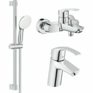 Готовый комплект для ванной комнаты GROHE Tempesta, хром (NB0076)