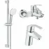 Готовый комплект для ванной комнаты GROHE Tempesta, хром (NB0076) Готовый комплект для ванной комнаты GROHE Tempesta, хром (NB0076)