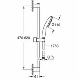 Готовый комплект для ванной комнаты GROHE Tempesta, хром (NB0077) Готовый комплект для ванной комнаты GROHE Tempesta, хром (NB0077)