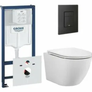 Комплект инсталляции GROHE 38811KF0 с унитазом Aquatek ЕВРОПА и сиденьем с микролифтом (NW0153) Комплект инсталляции GROHE 38811KF0 с унитазом Aquatek ЕВРОПА и сиденьем с микролифтом (NW0153)
