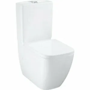 Унитаз-компакт с бачком и сиденьем микролифт GROHE Clova, альпин-белый (39909000) Унитаз-компакт с бачком и сиденьем микролифт GROHE Clova, альпин-белый (39909000)