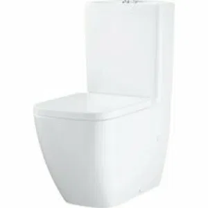 Унитаз-компакт с бачком и сиденьем микролифт GROHE Clova, альпин-белый (39909000) Унитаз-компакт с бачком и сиденьем микролифт GROHE Clova, альпин-белый (39909000)