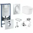 Набор унитаз-биде GROHE Sensia Pro с панелью смыва, системой инсталляции и комплектом для автоматического смыва (120170) Набор унитаз-биде GROHE Sensia Pro с панелью смыва, системой инсталляции и комплектом для автоматического смыва (120170)