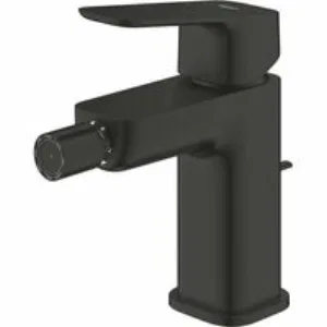Смеситель для биде GROHE Cubeo с донным клапаном, S-size, черный матовый (1018102430) Смеситель для биде GROHE Cubeo с донным клапаном, S-size, черный матовый (1018102430)