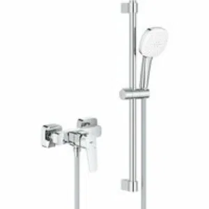 Смеситель для душа с душевым гарнитуром GROHE Cubeo, хром (1018250000) Смеситель для душа с душевым гарнитуром GROHE Cubeo, хром (1018250000)