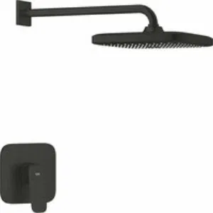 Душевая система GROHE Cubeo со смесителем для душа, черный матовый (1053342430) Душевая система GROHE Cubeo со смесителем для душа, черный матовый (1053342430)