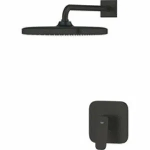 Душевая система GROHE Cubeo со смесителем для душа, черный матовый (1053342430) Душевая система GROHE Cubeo со смесителем для душа, черный матовый (1053342430)