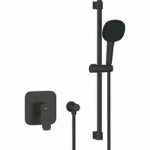 Душевая система GROHE Cubeo со смесителем для душа, черный матовый (1053352430) Душевая система GROHE Cubeo со смесителем для душа, черный матовый (1053352430)