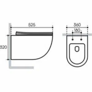 Унитаз подвесной Aqueduto OVO 525*360 безободковый, сиденье с микролифтом, серый матовый (OVO0130) Унитаз подвесной Aqueduto OVO 525*360 безободковый, сиденье с микролифтом, серый матовый (OVO0130)