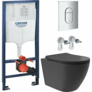 Комплект инсталляции GROHE Rapid SL NW0145/S с унитазом Aqueduto OVO Plus OVOT0240 и сиденьем с микролифтом (NW0212)