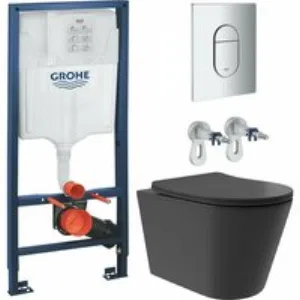 Комплект инсталляции GROHE Rapid SL NW0145/S с унитазом Aqueduto CONE Plus CONT0240 и сиденьем с микролифтом (NW0213) Комплект инсталляции GROHE Rapid SL NW0145/S с унитазом Aqueduto CONE Plus CONT0240 и сиденьем с микролифтом (NW0213)
