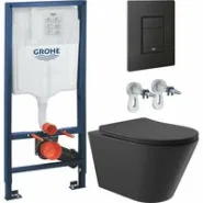 Комплект инсталляции GROHE Solido 38811KF0 с унитазом Aqueduto CONE CON0140 и сиденьем с микролифтом (NW0227)