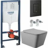 Комплект инсталляции GROHE Solido 38811KF0 с унитазом Aqueduto MACIO MAC0130 и сиденьем с микролифтом (NW0228)