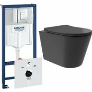 Комплект инсталляции GROHE Rapid SL 38775001 с унитазом Aqueduto CONE Plus CONT0240 и сиденьем с микролифтом (NW0243)