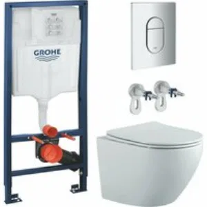 Комплект инсталляции GROHE Rapid SL NW0145/S с унитазом Aquatek ЕВРОПА AQ1901-MW и сиденьем с микролифтом (NW0247) Комплект инсталляции GROHE Rapid SL NW0145/S с унитазом Aquatek ЕВРОПА AQ1901-MW и сиденьем с микролифтом (NW0247)