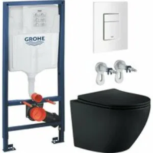Комплект инсталляции GROHE Rapid SL 38772SH0 с унитазом Aquatek ЕВРОПА AQ1901-MB и сиденьем с микролифтом (NW0254) Комплект инсталляции GROHE Rapid SL 38772SH0 с унитазом Aquatek ЕВРОПА AQ1901-MB и сиденьем с микролифтом (NW0254)