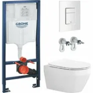 Комплект инсталляции GROHE Rapid SL 38772SH0 с унитазом Aquatek ЛЕЯ AQ1199T-00 и сиденьем с микролифтом (NW0257)