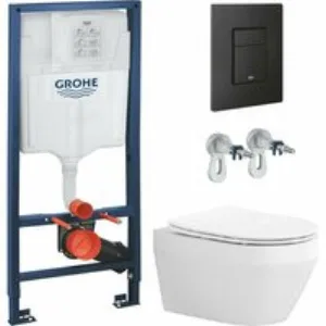 Комплект инсталляции GROHE Solido 38811KF0 с унитазом Aquatek ЛЕЯ AQ1199T-00 и сиденьем с микролифтом (NW0263) Комплект инсталляции GROHE Solido 38811KF0 с унитазом Aquatek ЛЕЯ AQ1199T-00 и сиденьем с микролифтом (NW0263)