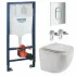Комплект инсталляции GROHE Rapid SL NW0145/S с унитазом AQUAme AQM2002MW и сиденьем с микролифтом матовый (NW0274) Комплект инсталляции GROHE Rapid SL NW0145/S с унитазом AQUAme AQM2002MW и сиденьем с микролифтом матовый (NW0274)