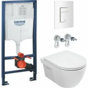 Комплект инсталляции GROHE Rapid SL 38772SH0 с унитазом AQUAme AQM2011 и сиденьем с микролифтом (NW0290) Комплект инсталляции GROHE Rapid SL 38772SH0 с унитазом AQUAme AQM2011 и сиденьем с микролифтом (NW0290)