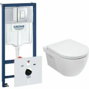 Комплект инсталляции GROHE Rapid SL 38775001 с унитазом AQUAme AQM2011 и сиденьем с микролифтом (NW0314) Комплект инсталляции GROHE Rapid SL 38775001 с унитазом AQUAme AQM2011 и сиденьем с микролифтом (NW0314)