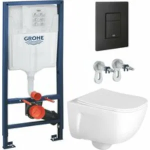 Комплект инсталляции GROHE Solido 38811KF0 с унитазом Aquatek ДИВА AQ2012-00 и сиденьем с микролифтом (NW0320) Комплект инсталляции GROHE Solido 38811KF0 с унитазом Aquatek ДИВА AQ2012-00 и сиденьем с микролифтом (NW0320)