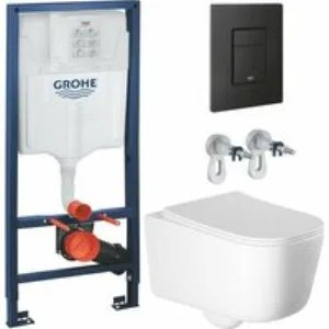 Комплект инсталляции GROHE Solido 38811KF0 с унитазом Aquatek ЛУГАНО AQ2002-00 и сиденьем с микролифтом (NW0324) Комплект инсталляции GROHE Solido 38811KF0 с унитазом Aquatek ЛУГАНО AQ2002-00 и сиденьем с микролифтом (NW0324)