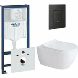 Комплект инсталляции GROHE Solido 38811KF0 с унитазом Aquatek ПОЛАРИС AQ0700-01 и сиденьем с микролифтом (NW0336) Комплект инсталляции GROHE Solido 38811KF0 с унитазом Aquatek ПОЛАРИС AQ0700-01 и сиденьем с микролифтом (NW0336)