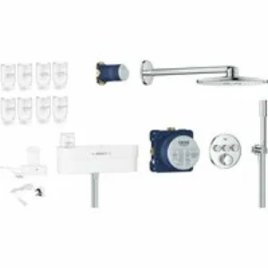 Душевая система GROHE SmartControl Purefoam с термостатом для душа, хром (1058120000) Душевая система GROHE SmartControl Purefoam с термостатом для душа, хром (1058120000)