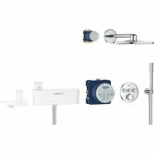 Душевая система GROHE SmartControl Purefoam с термостатом для душа, хром (1058120000) Душевая система GROHE SmartControl Purefoam с термостатом для душа, хром (1058120000)