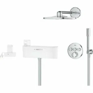 Душевая система GROHE SmartControl Purefoam с термостатом для душа, хром (1058120000) Душевая система GROHE SmartControl Purefoam с термостатом для душа, хром (1058120000)